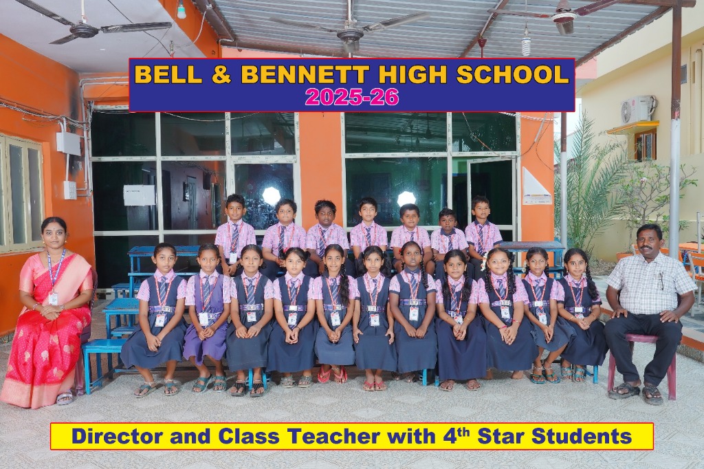 Director and Class Teacher with 4th Star Students