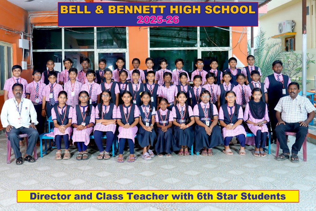 Director and Class Teacher with 6th Star Students