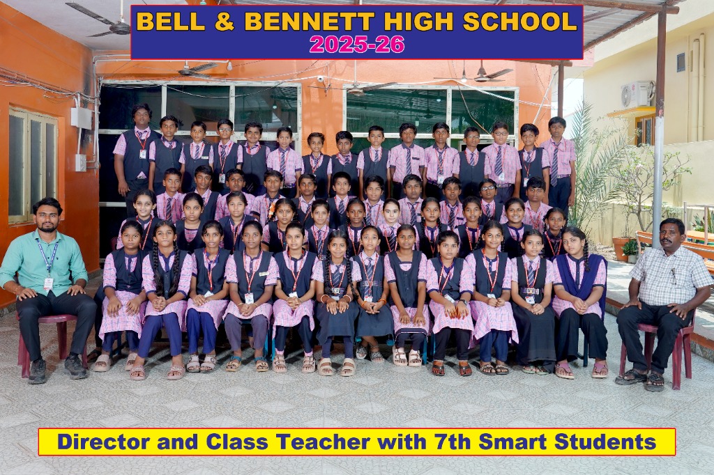 Director and Class Teacher with 7th Smart Students