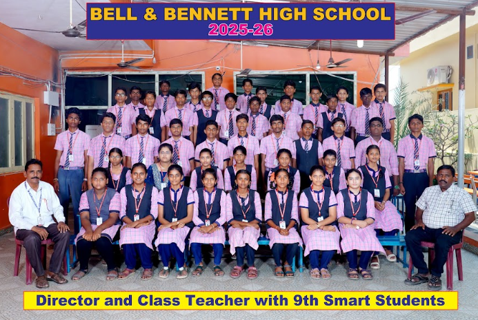 Director and Class Teacher with 9th Smart Students