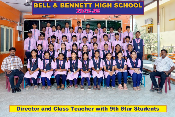 Director and Class Teacher with 9th Star Students